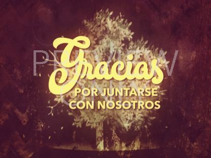 Thanksgiving Gratitude Closing 2 Still - Spanish