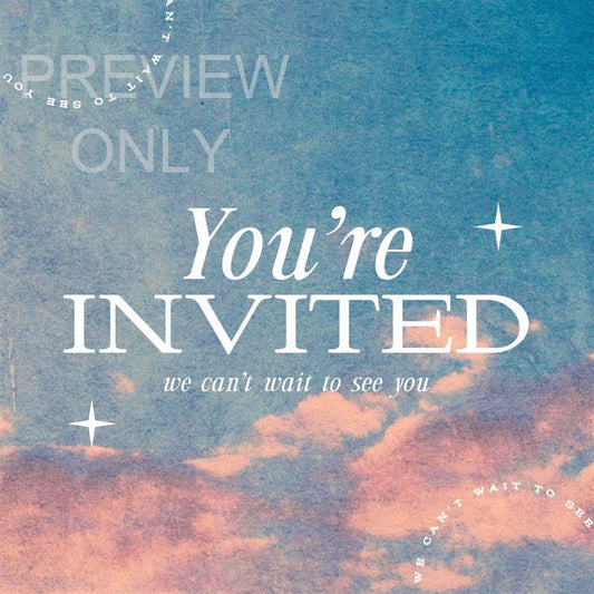 Youre Invited: We Cant Wait To See You Social Graphic Main
