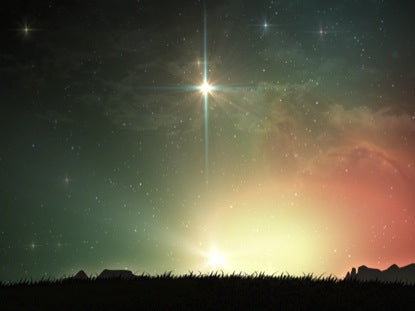 Christmas Nativity Small Star Landscape