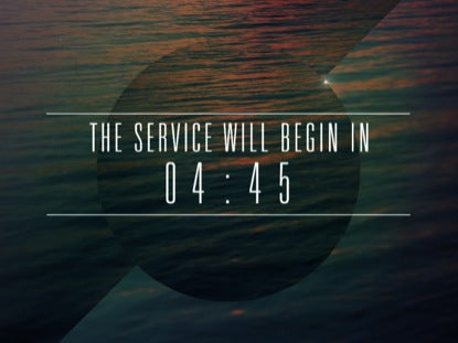 Easter Sunrise Countdown