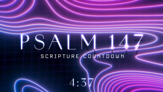 Neon Topo Scripture Countown