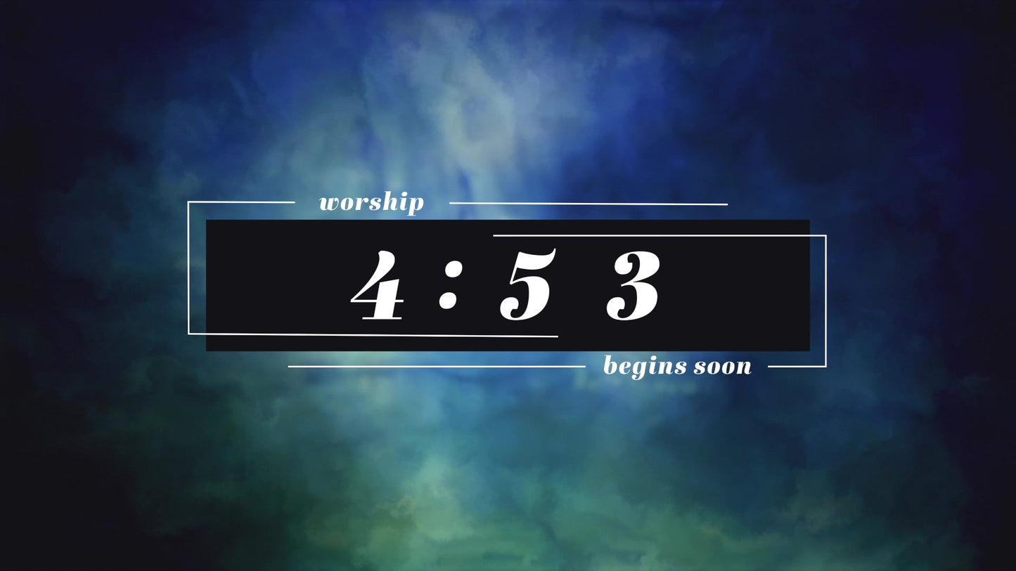 Cloudy Textures Countdown