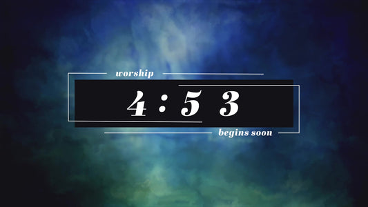 Cloudy Textures Countdown