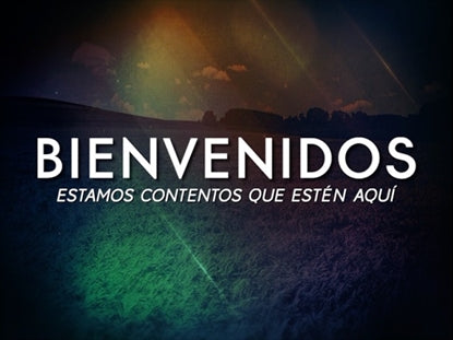 Sensational Skies Welcome Spanish