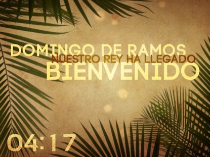 Domingo De Ramos Countdown