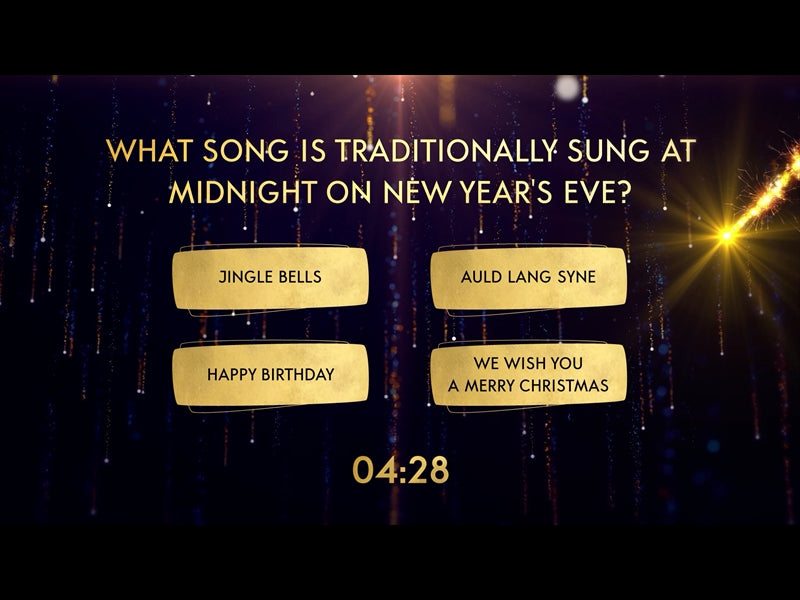 Happy New Year Trivia Countdown