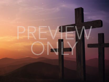 Easter Sunrise Crosses