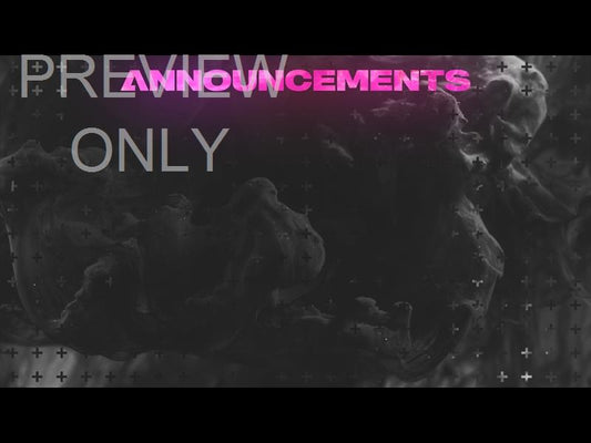 Aquifer Announcements Still