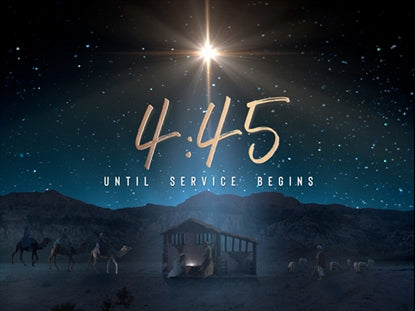 Starry Night Nativity Countdown