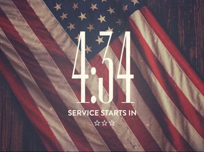 Memorial Day Flag Countdown