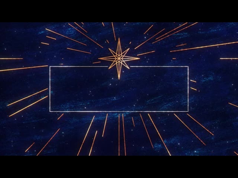 Star Of Wonder Center Frame Blue