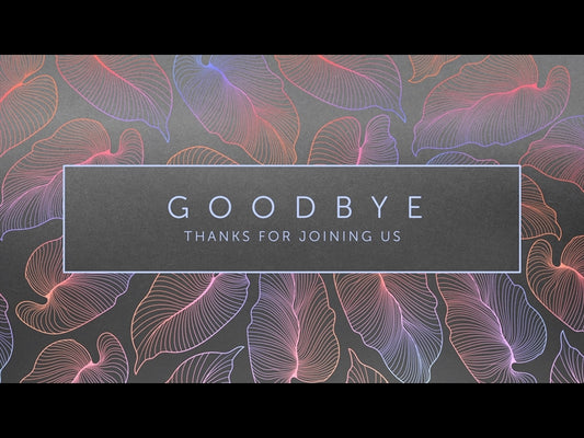 Tropical Night Goodbye