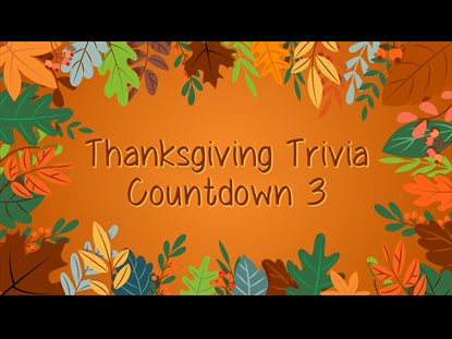 Thanksgiving Trivia Countdown 3