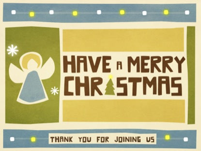Christmas Cutout Farewell