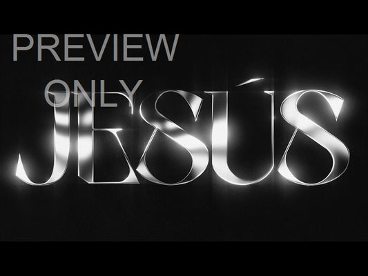 Lttrs Jesus Bw Big