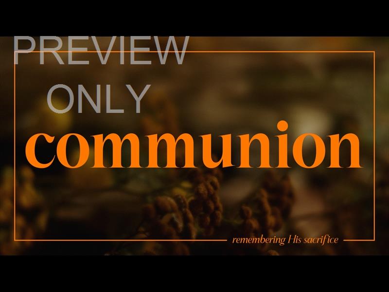 Flora Fall Communion Still