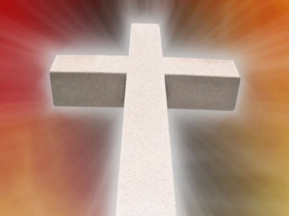 Stone Cross Red-gold