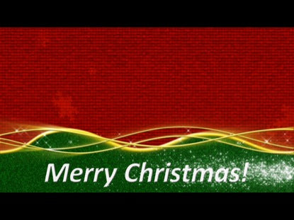 Christmas Colors Greeting Loop