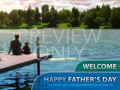 Fathers Day Dock Welcome