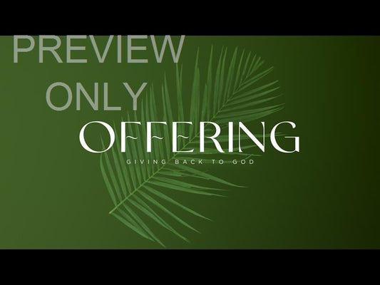 Palm Sunday Ink Offering Still