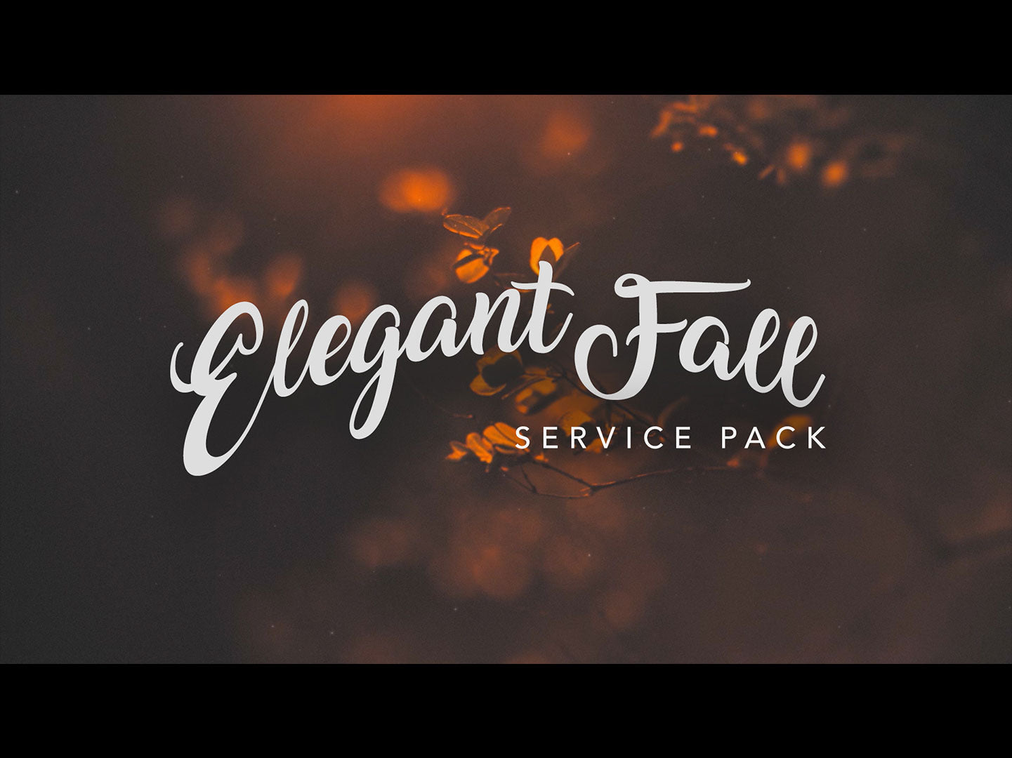 Elegant Fall Service Pack