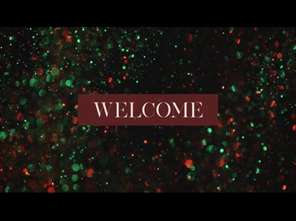 Christmas Glitter Welcome