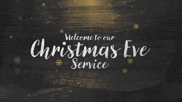 Rustic Winter Snow Christmas Eve