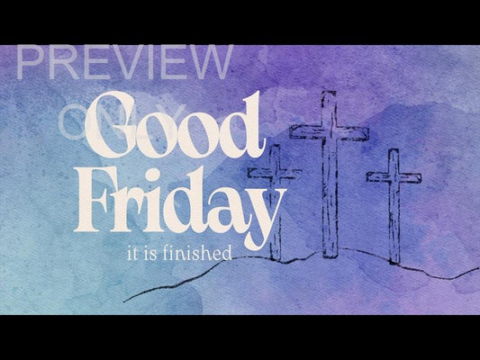 Easter Canvas Good Friday Still