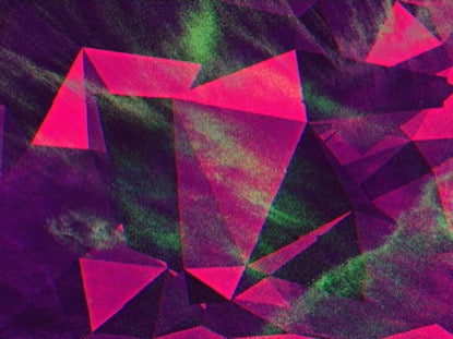 Pink And Green Wall Retro