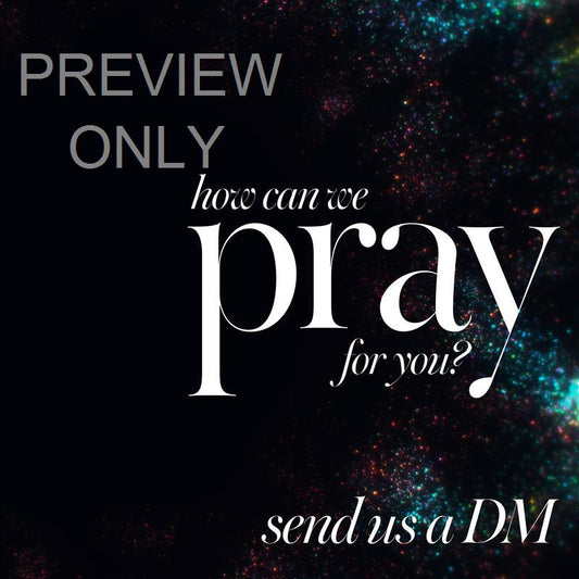 Light Fragments Social Graphic Pray