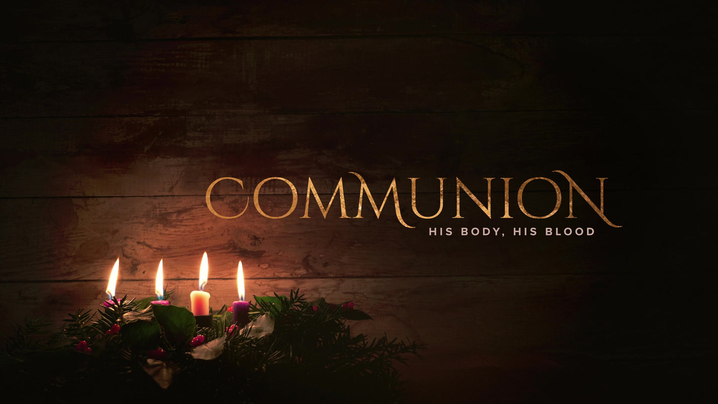 Simple Advent Communion Still