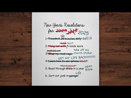 New Years Resolutions 2025