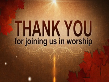 Autumn Thank You Motion