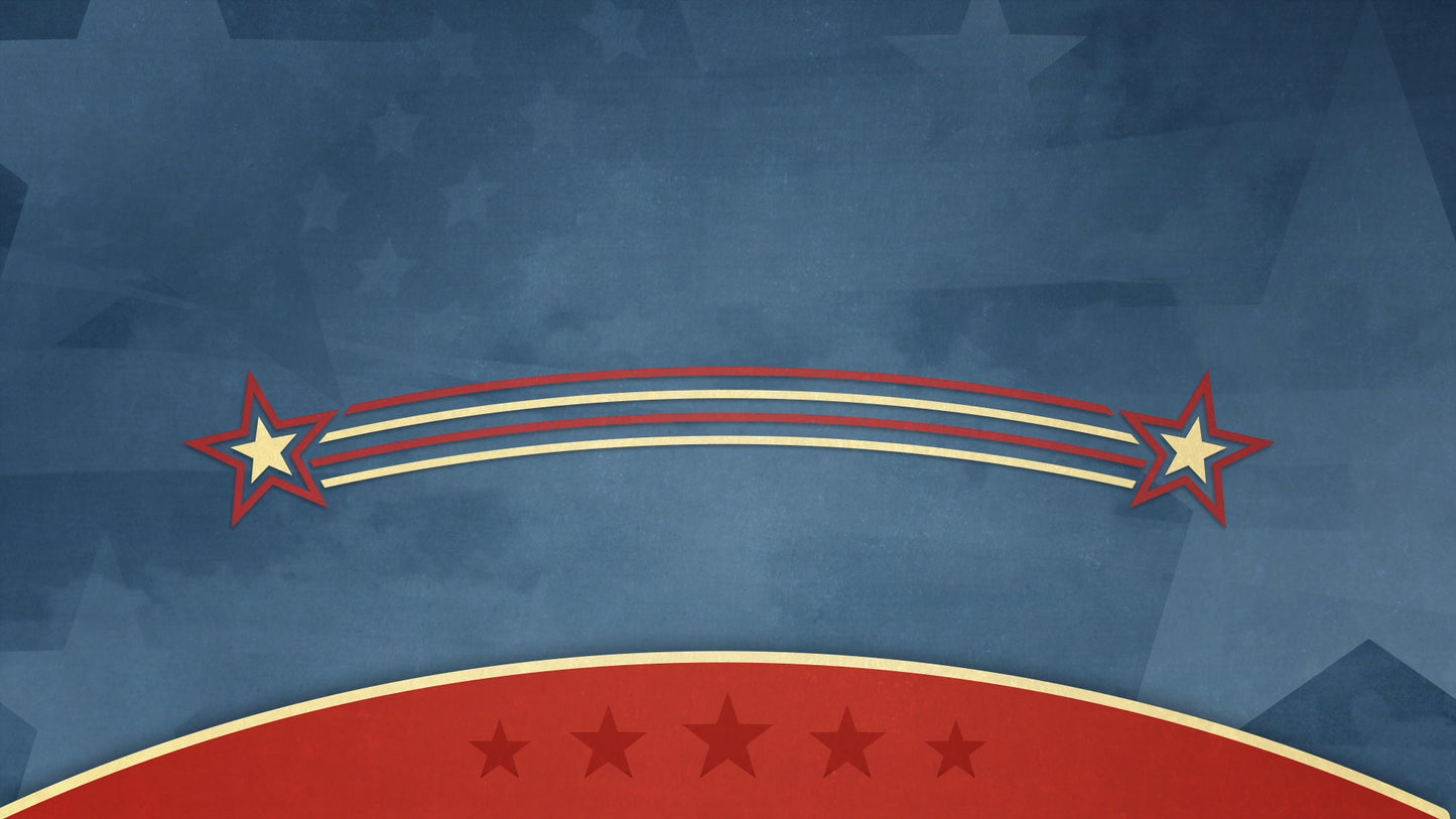 Independence Clouds And Stars Blank