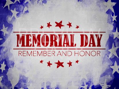 Usa Holiday Grunge Memorial Still