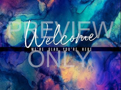 Canvas Welcome Still