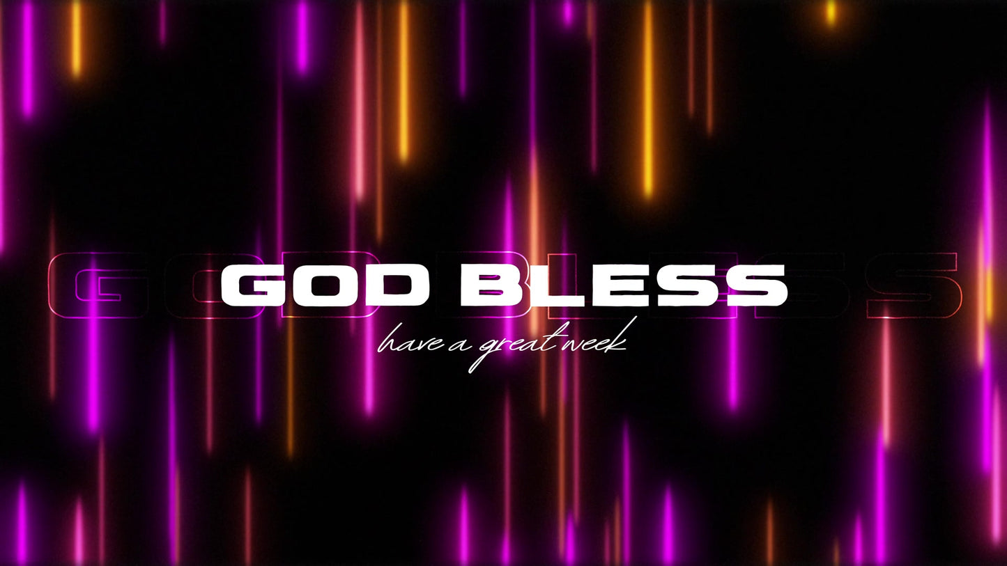 Neon Rain God Bless