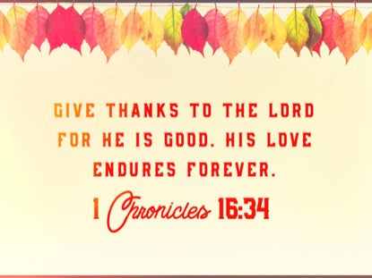 Thanksgiving 02 Scripture Motion