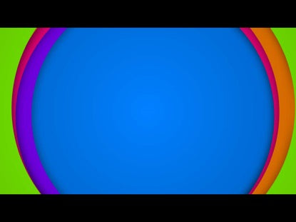 Flat Circle Frames On Blue
