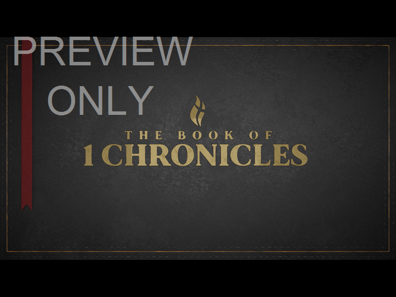 1 Chronicles - Black Still