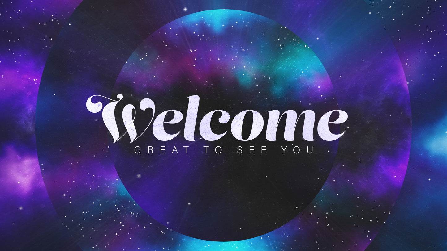 Christmas Galaxy Welcome Still