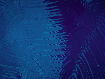 Palm Sunday Watercolors Blue Slow