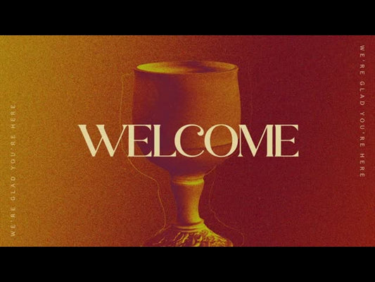 Easter Colors Maundy Thursday Welcome