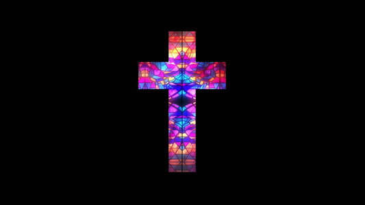 Modern Glass Cross Still