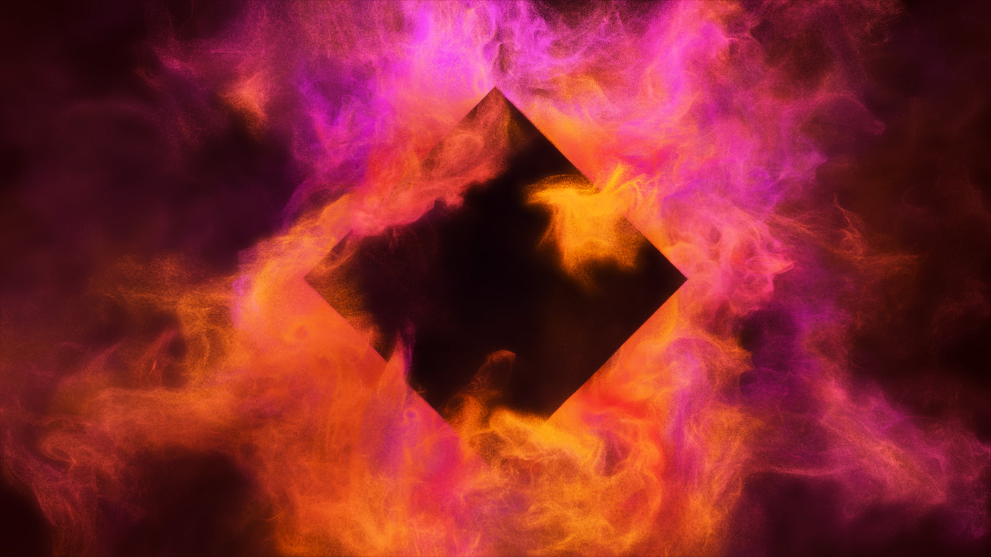 Color Blast: Orange Pink Diamond