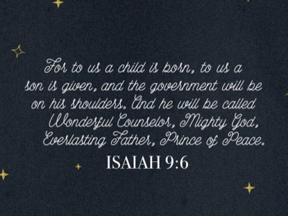 The Best Christmas Ever Scripture