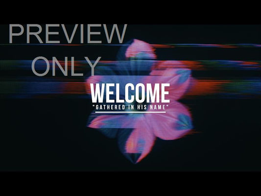 Crt Flowers Welcome Still