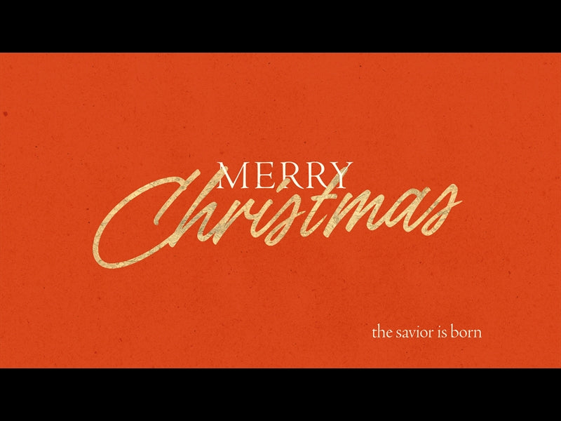 Advent Type Merry Christmas
