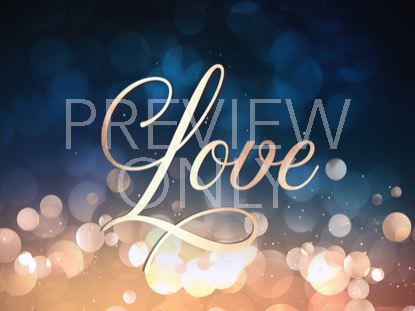 Christmas Bokeh Love