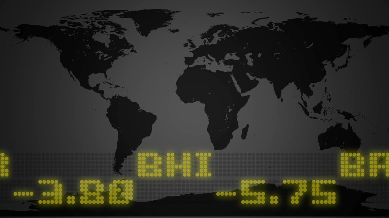 Map Stock Ticker